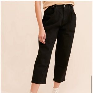 Edwin Maiia Cropped Wide-Leg Jeans
